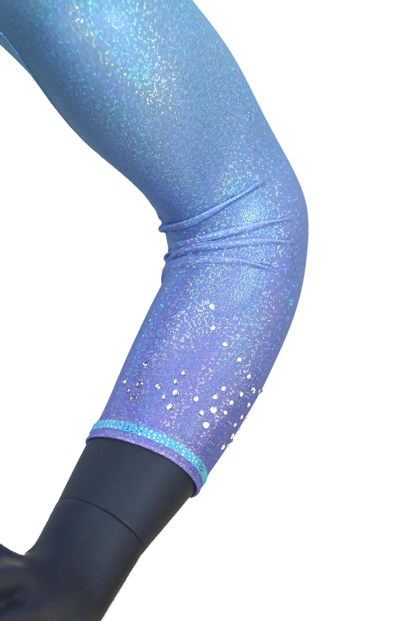 Turnanzug salto gymwear FIONA Blau Glanz